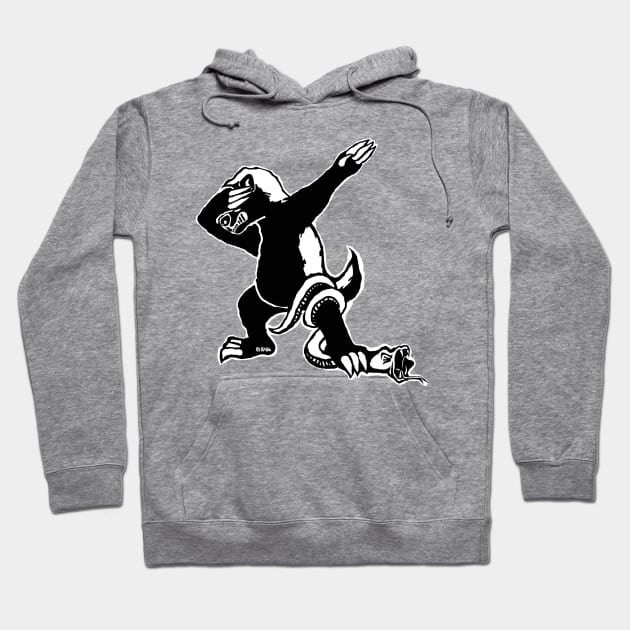 Dabbing Honey Badger Hoodie by NewSignCreation